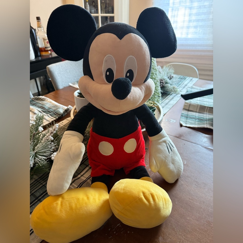 Disney Mickey Large Stuffed Toy - 24”